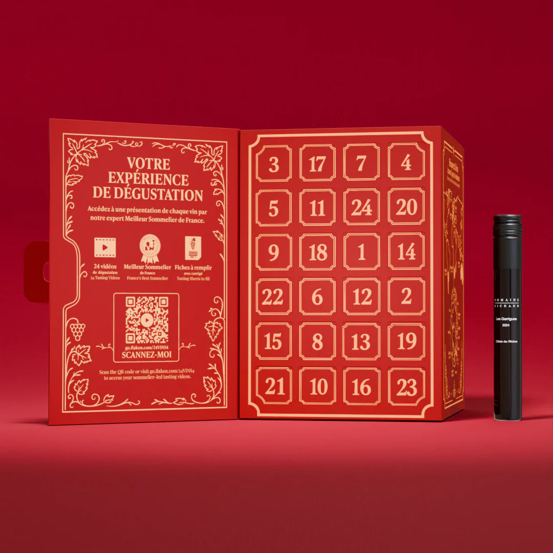 Calendrier de l’Avent Vin de France et du Monde 2025 - Flakon