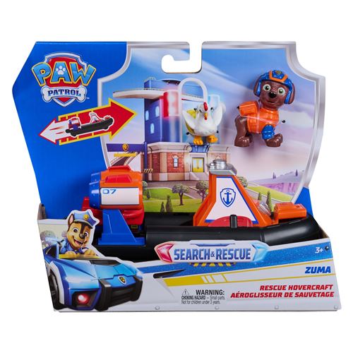 Véhicule + Figurine Paw Patrol Search & Rescue Zuma Pat'patrouille