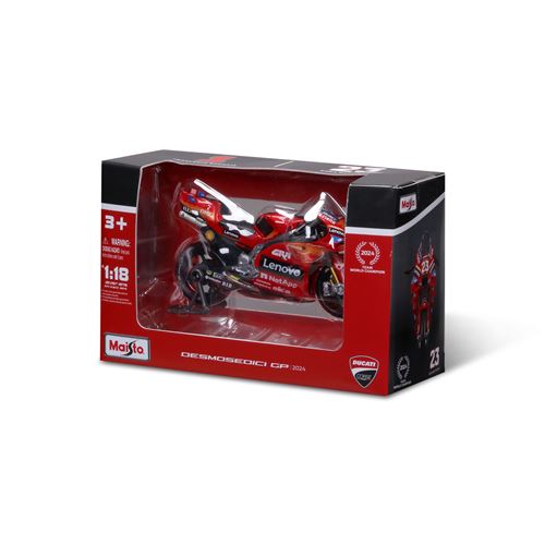 Véhicule Maisto Moto GP Racing Ducati Lenovo SF 2024 1 Bagnaia 1/18