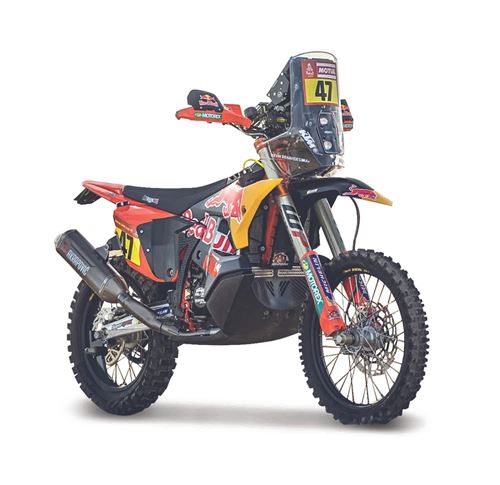 Véhicule Maisto Moto Red Bull KTM 450 Rally Dakar 2024 47 Benavides 1/6