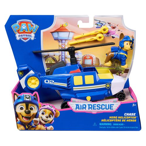 Véhicule avec Figurine Chase Paw Patrol Pat'Patrouille Air Rescue