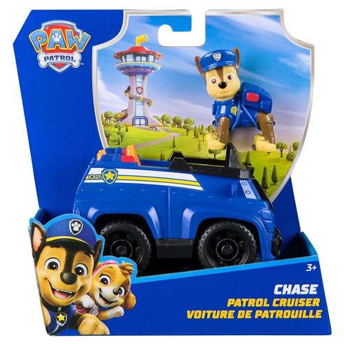 Véhicule avec Figurine Chase Paw Patrol Pat'Patrouille