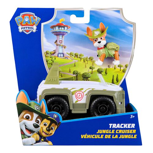 Véhicule avec Figurine Tracker Paw Patrol Pat'Patrouille