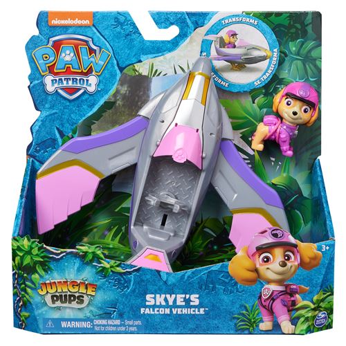 Véhicule avec figurine Stella Paw Patrol La Pat'Patrouille Jungle Pups