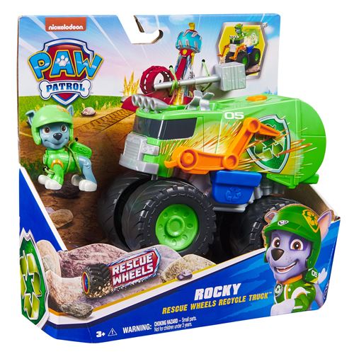 Véhicule et Figurine Paw Patrol Pat'Patrouille Rescue Wheels Rocky