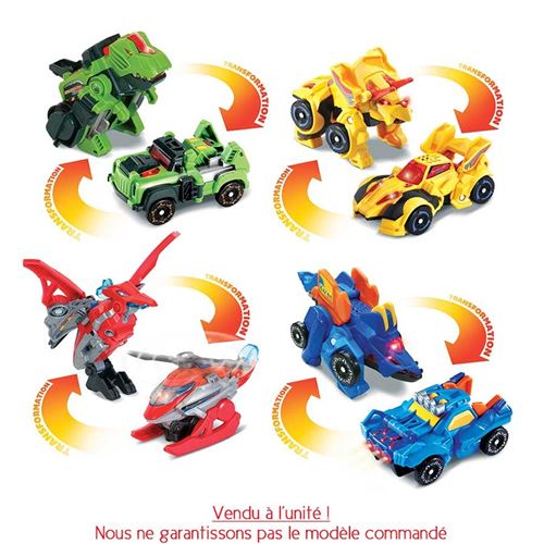 Véhicule interactif transformable Vtech Switch et Go Dinos Modèle aléatoire