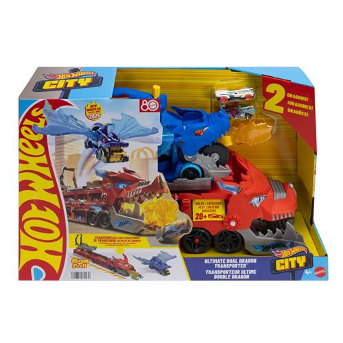 Véhicules Hot Wheels Ultimate Dual Dragon Transporter