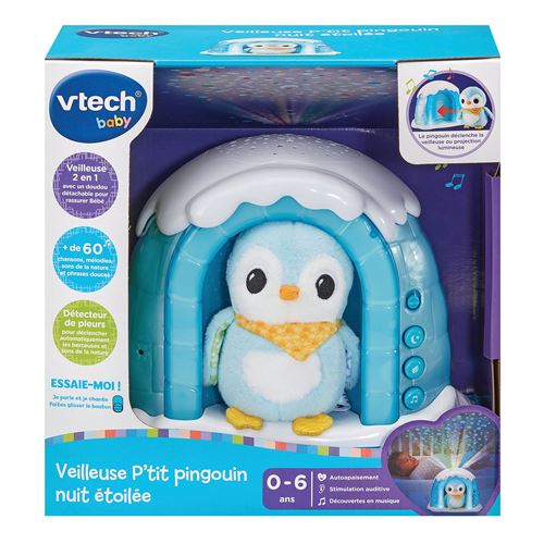 Veilleuse Vtech Baby P'tit Pingouin Nuit étoilée