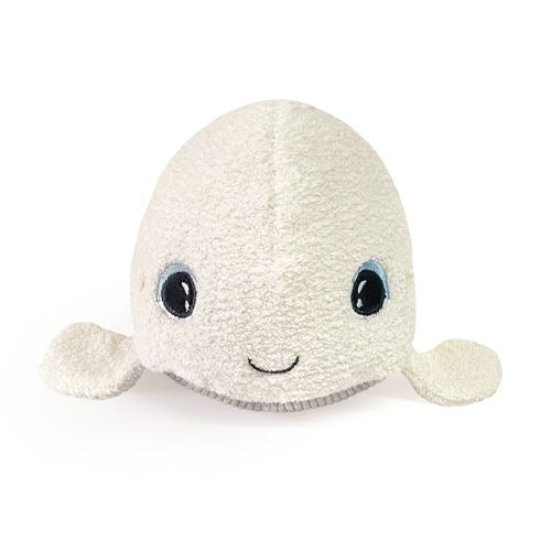 Veilleuse peluche avec sons apaisants Pabobo Beluga Blanc