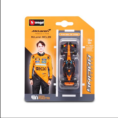 Voiture Bburago 1/64 Racing F1 2025 Modèle aléatoire