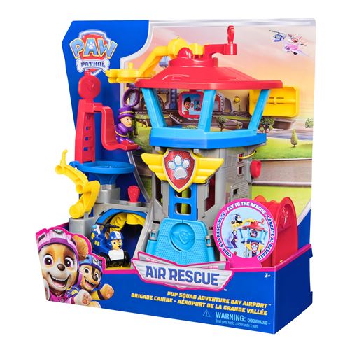 Voiture Paw Patrol Pat'Patrouille Quartier Général Aéroport Pup Squad Air Rescue