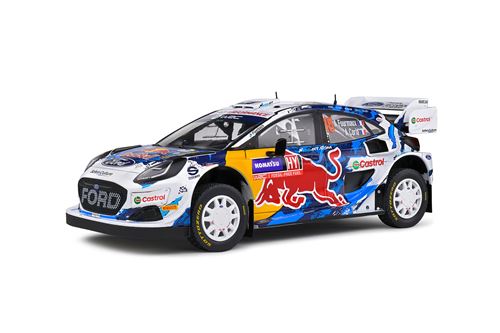 Voiture Solido 1:18 Ford Puma Rally1 Hybrid White #16 Fourmaux/coria Rally Sweden 20