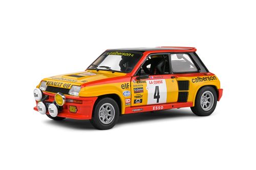 Voiture Solido 1:18 Renault 5 Turbo Yellow #4 Ragnotti Andrie Tour De Corse 1980