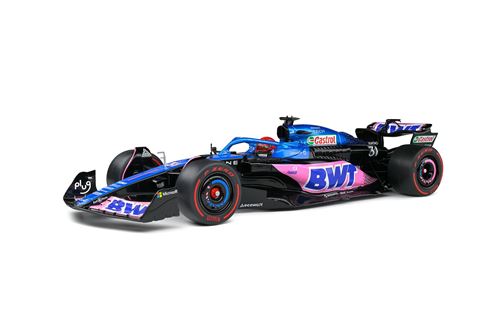 Voiture Solido Alpine A523 E.Ocon Monaco GP 2023 1:18 Bleu