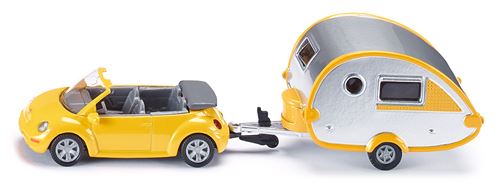 Voiture avec Caravane Siku
