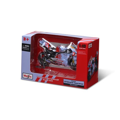 Voiture en métal Maisto 1/18 Moto GP Racing Gresini SF 2024 #93 Marquez