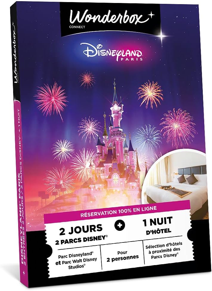 Coffret cadeau Disneyland Paris 2 jours / 1 nuit : le cadeau féérique par excellence