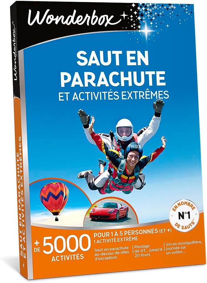 Coffret cadeau Saut en parachute et Activités extrêmes - Wonderbox