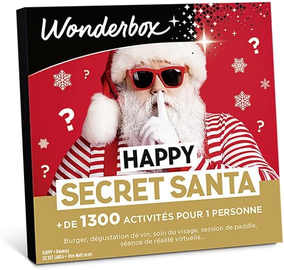 Coffret cadeau Happy Secret Santa - Wonderbox