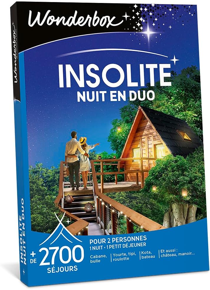 Coffret cadeau Nuit insolite en duo - Wonderbox