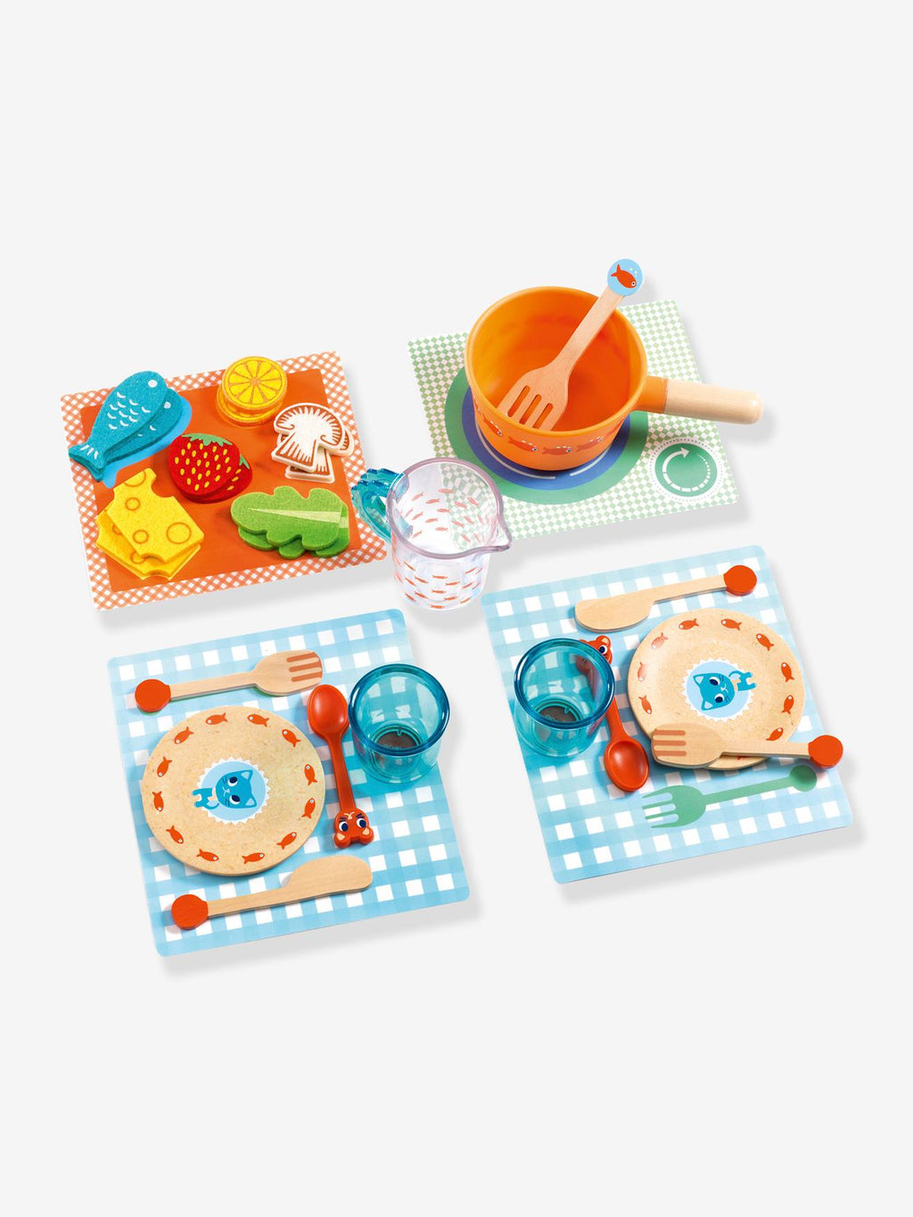 À table les chats ! - multicolore