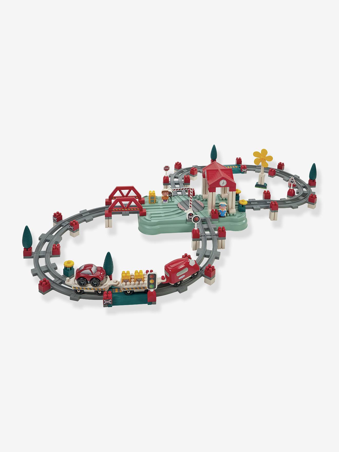Abrick baril circuit train - multicolore