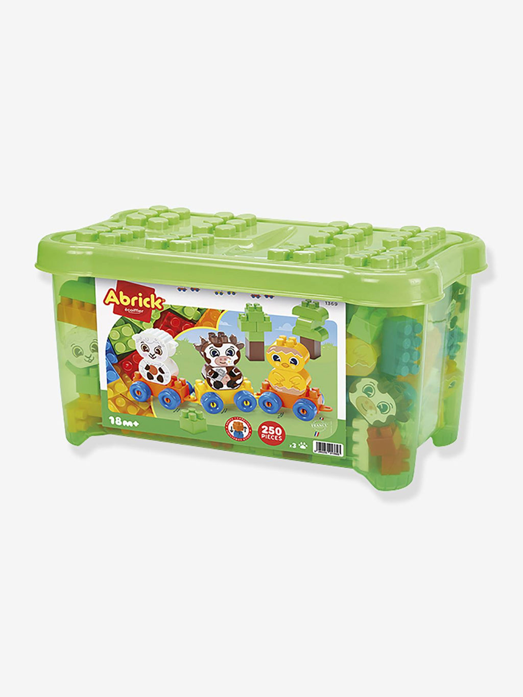 Abrick coffret ferme 250 pièces multicolore