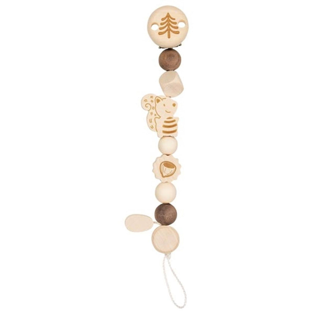Accroché tétine écureuil nature beige