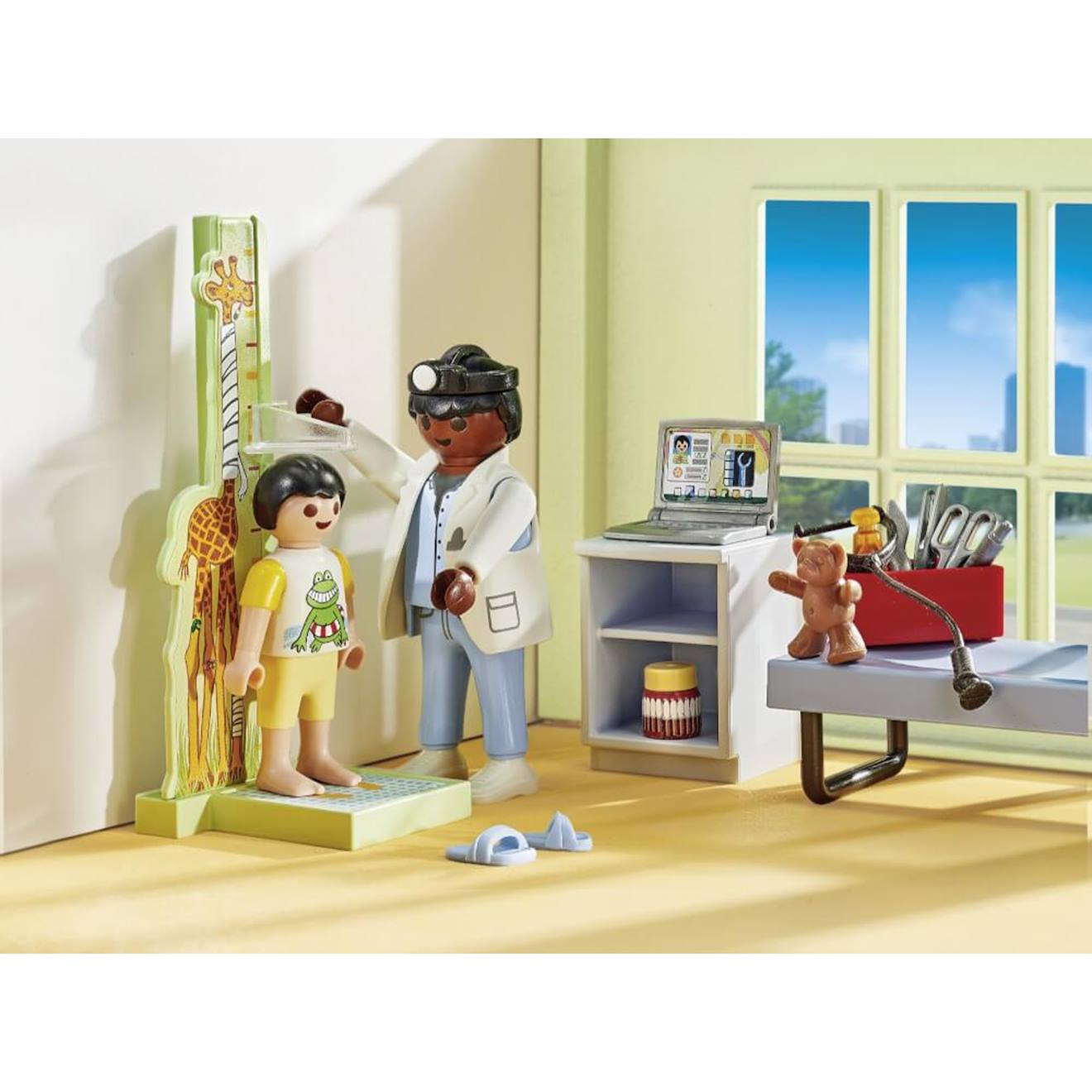 Action heroes pédiatre avec enfant 71619 multicolore
