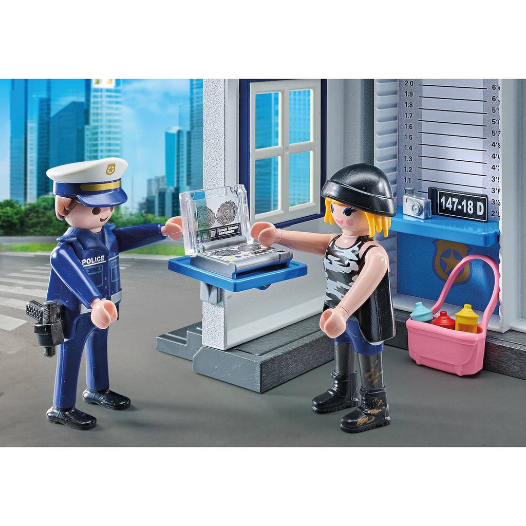 Action heroes salle d'interrogatoire police, relevé d'empreintes 71733 multicolore