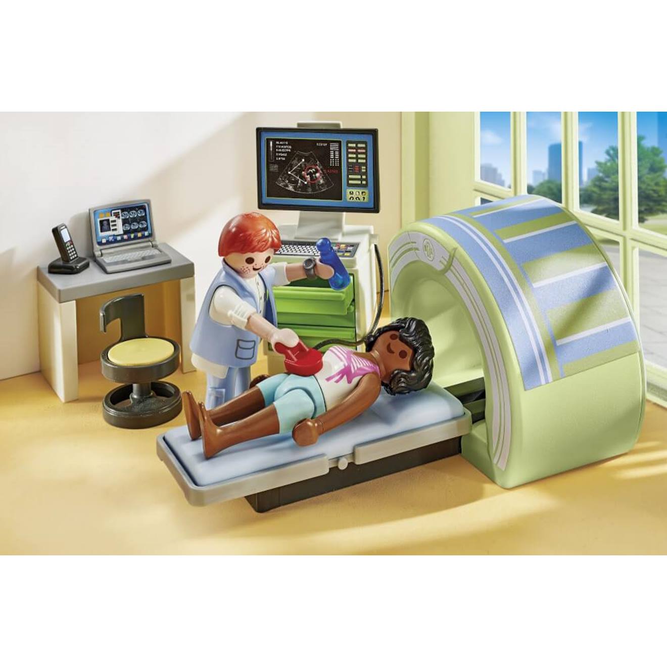 Action heroes scanner médical avec patiente 71618 multicolore