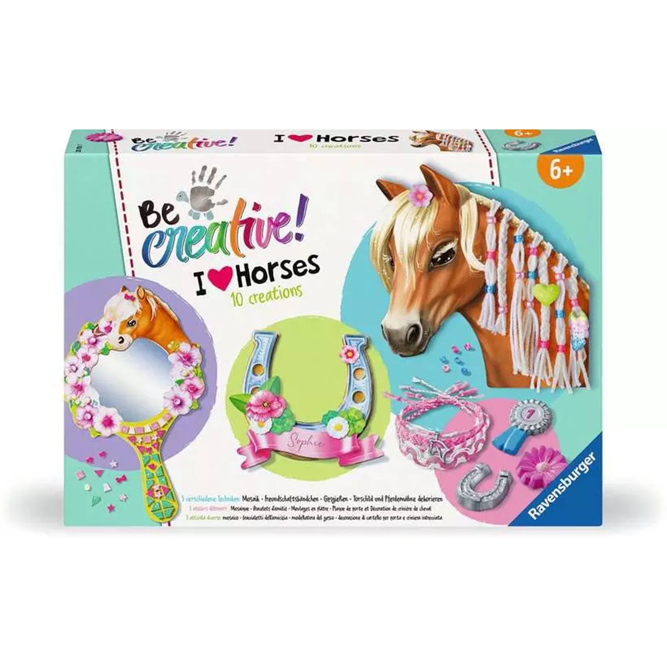 Activités artistiques - be créative kit multi-activités horses multicolore