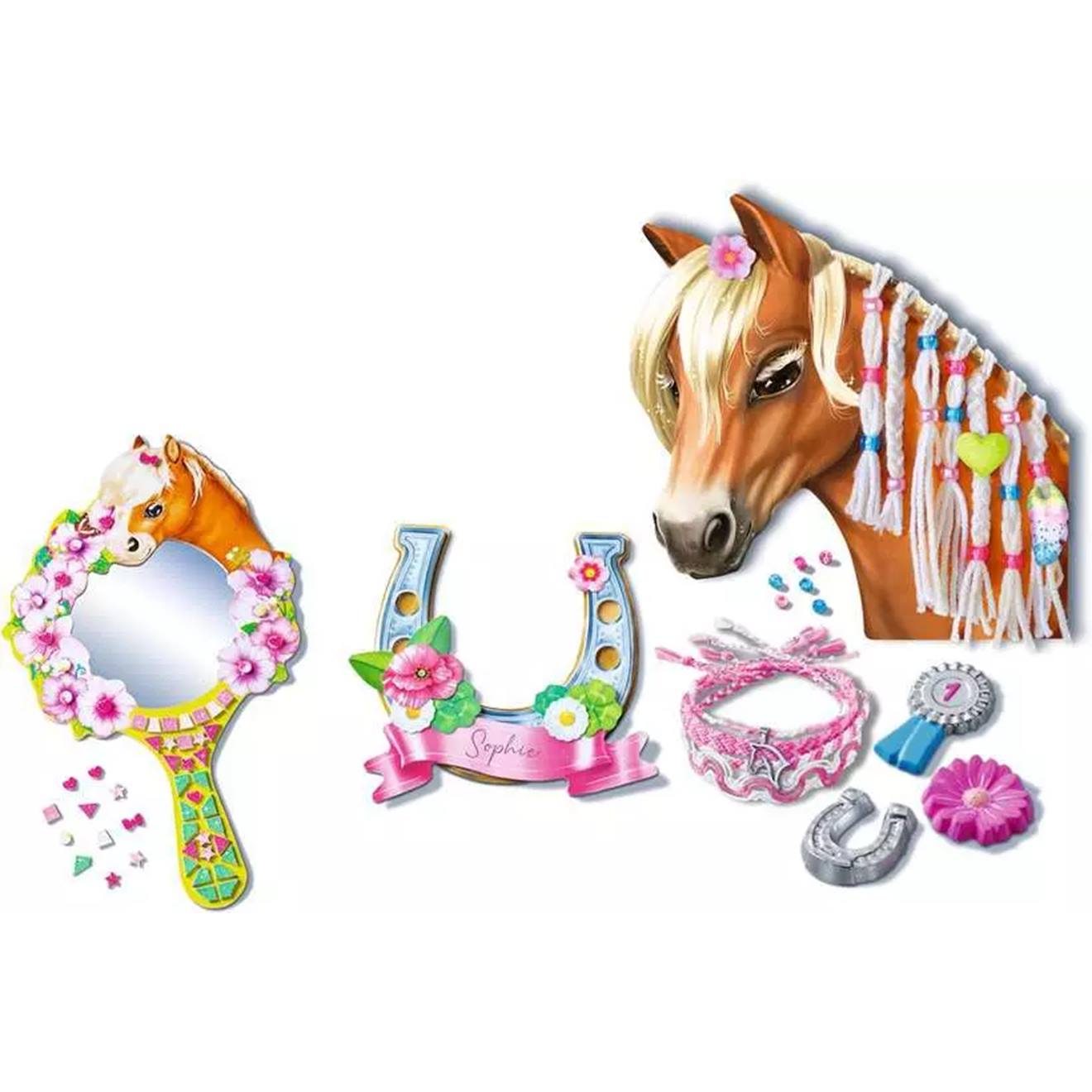 Activités artistiques - be créative kit multi-activités horses multicolore