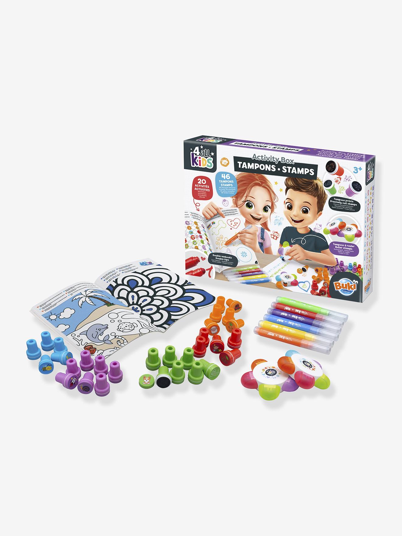 Activity box tampons blanc