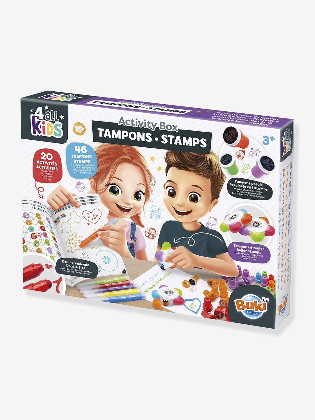 Activity box tampons blanc