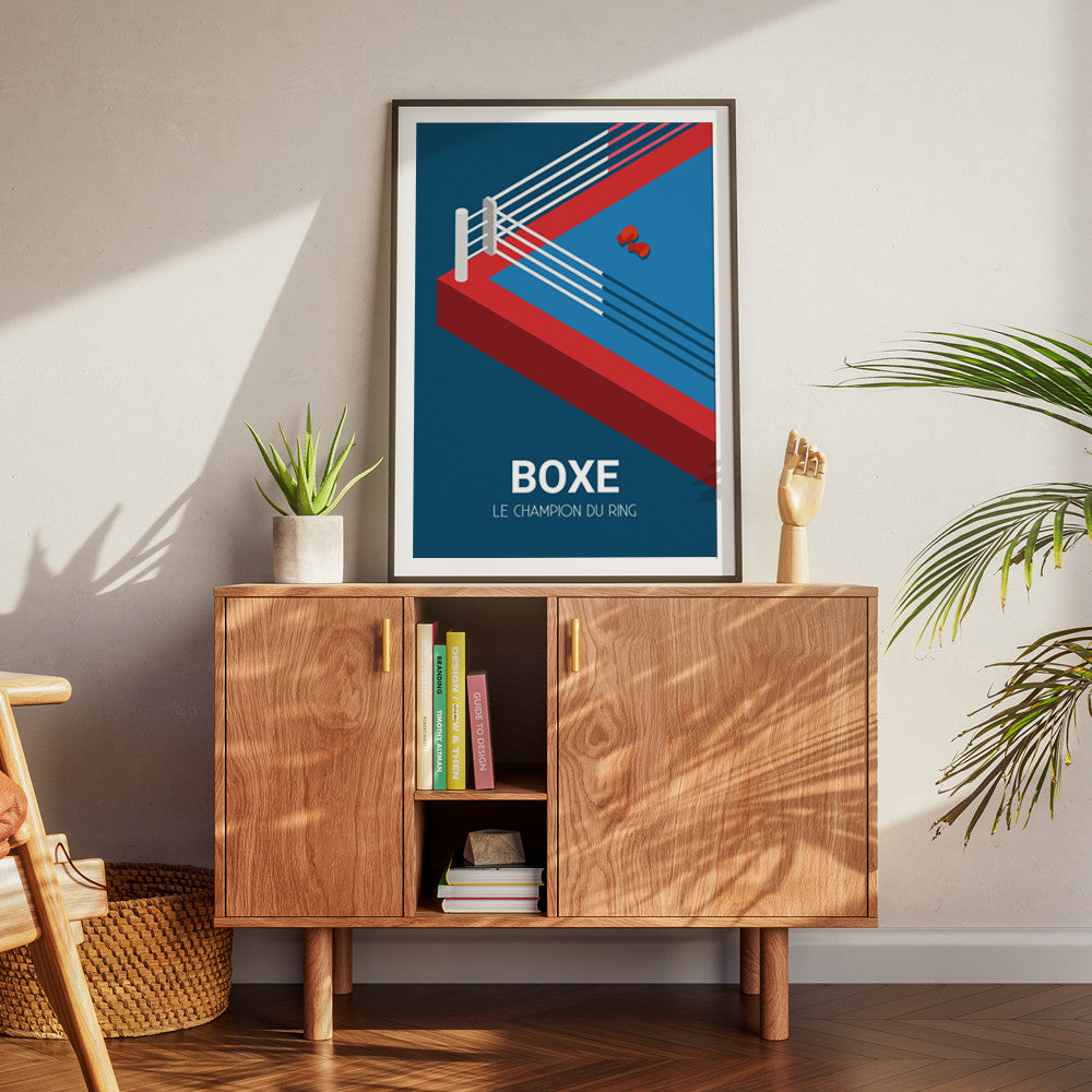 Affiche Boxe à Personnaliser Sans - Affiche Personnalisée
