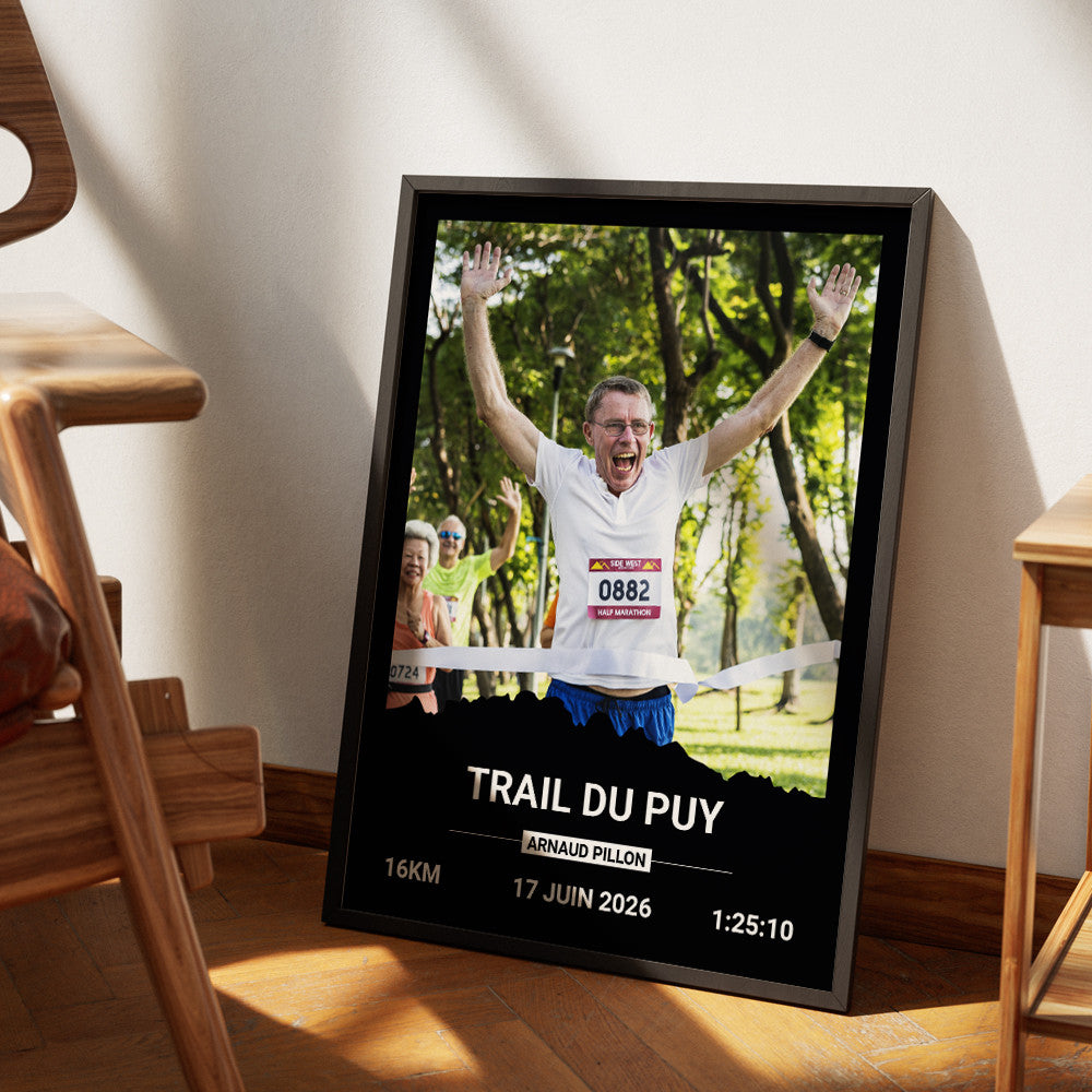 Affiche Running à Personnaliser - Affiche Personnalisée
