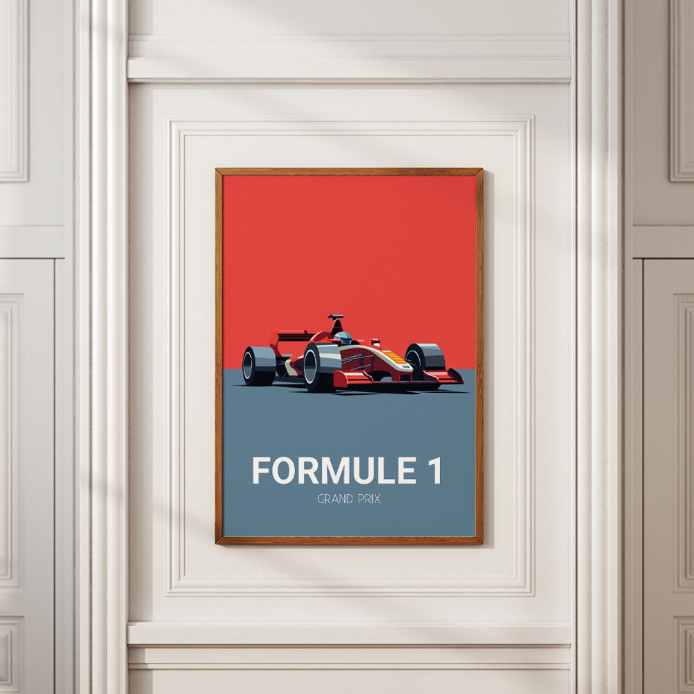 Affiche Formule 1 à Personnaliser Sans - Affiche Personnalisée
