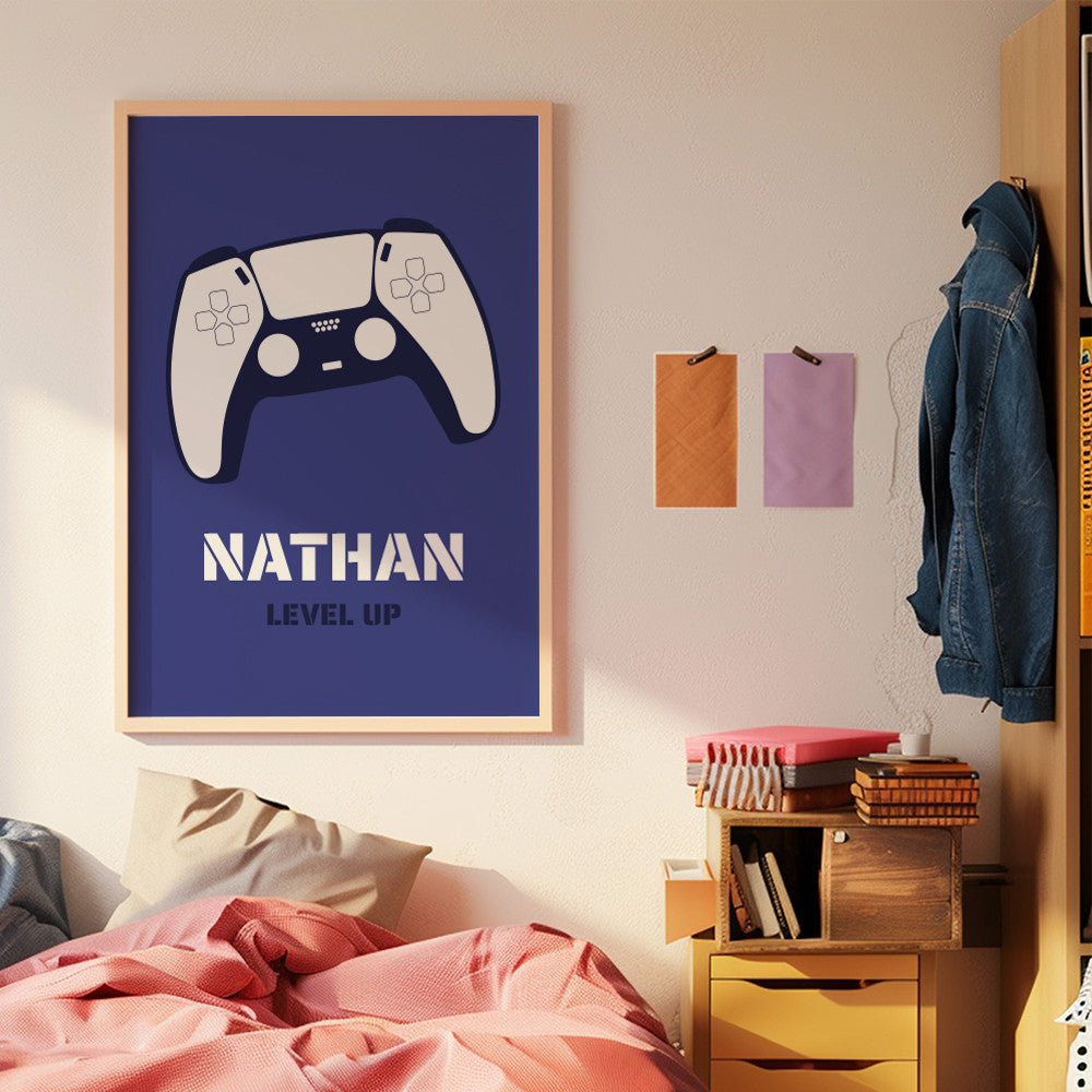 Affiche Gaming à Personnaliser Sans - Affiche Personnalisée