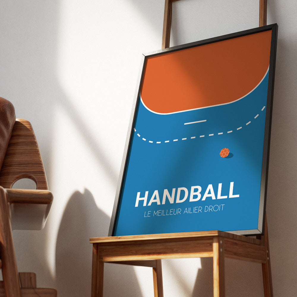 Affiche Handball à Personnaliser Sans - Affiche Personnalisée