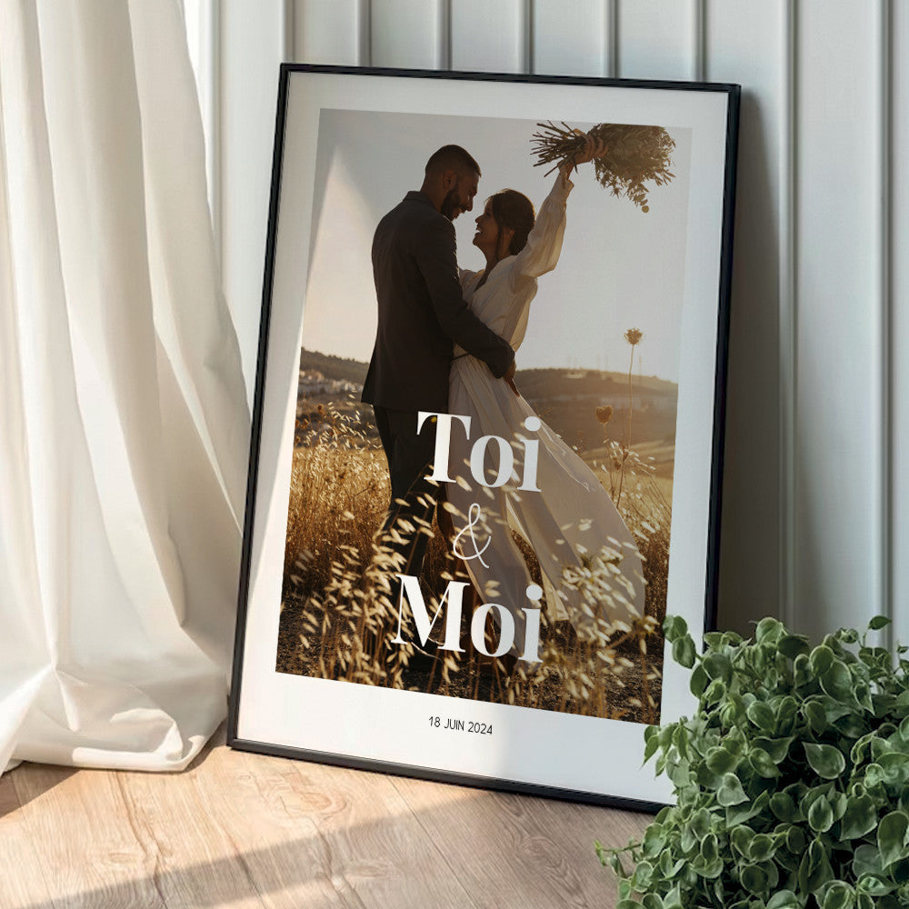 Affiche Mariage à Personnaliser Sans - Affiche Personnalisée