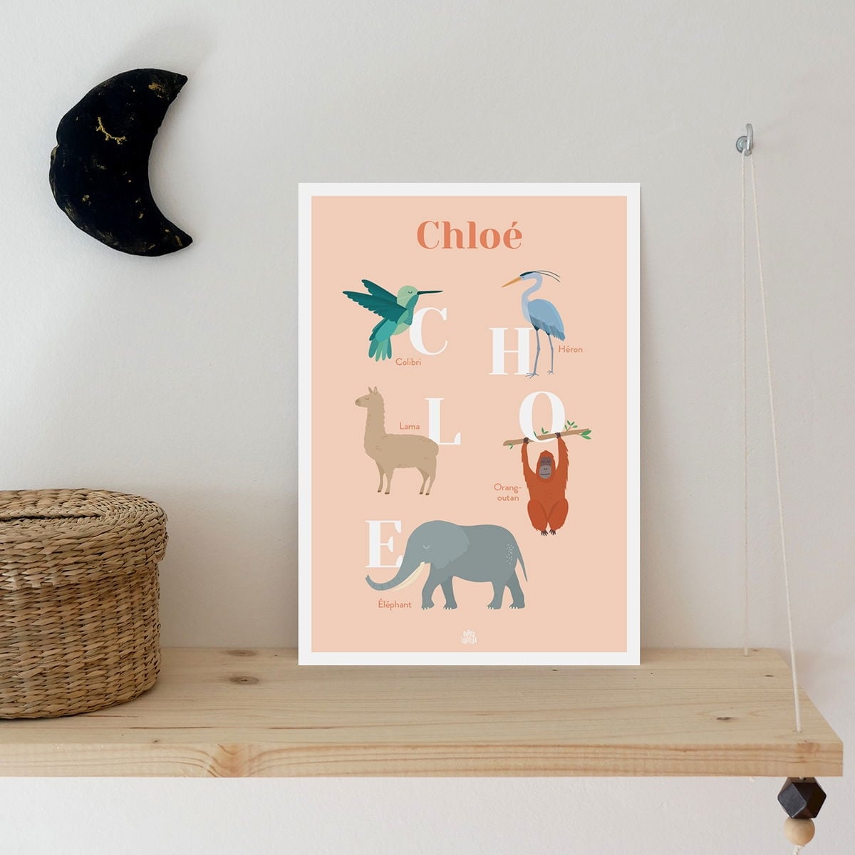 Affiche Abécédaire Animaux Personnalisable