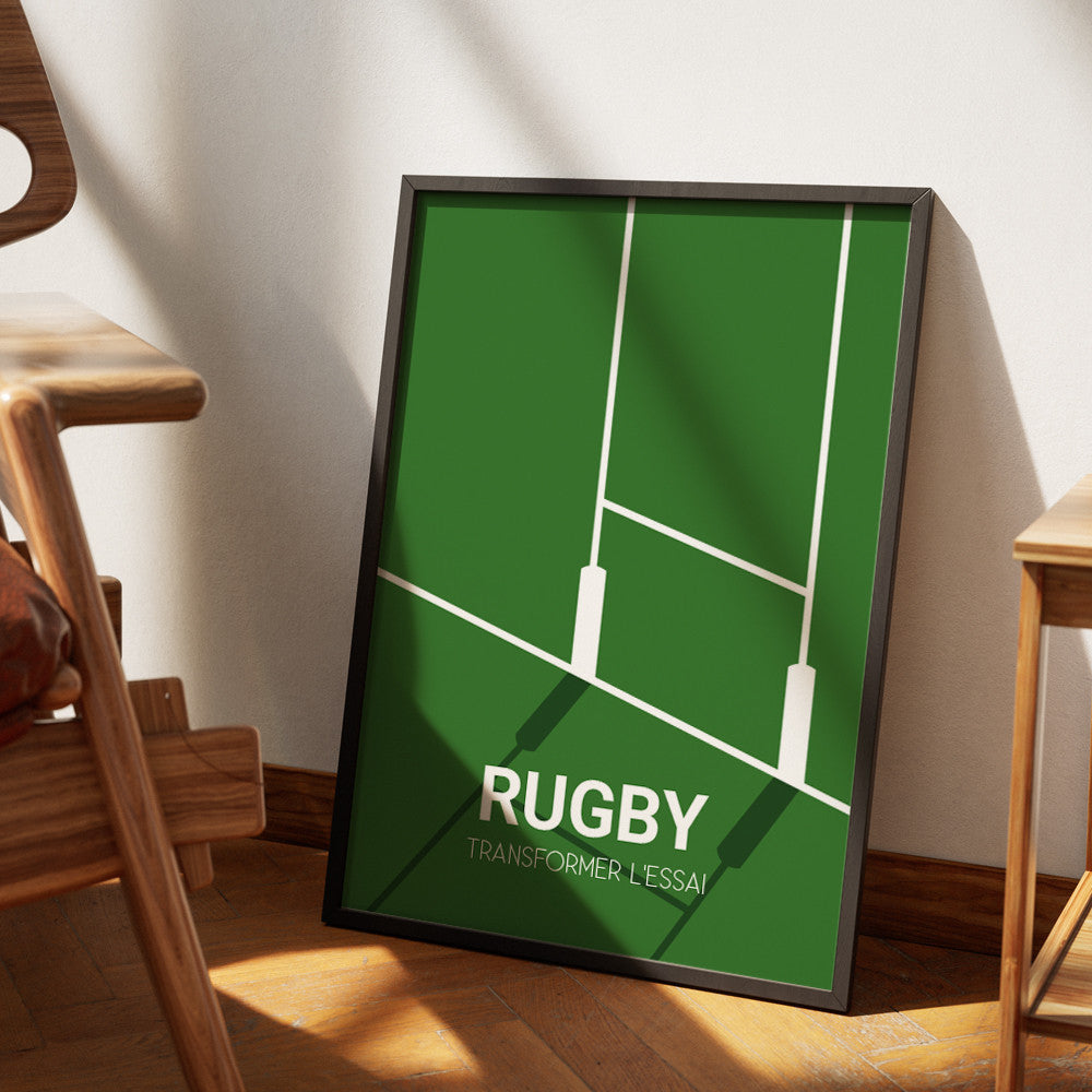 Affiche Rugby à Personnaliser Sans - Affiche Personnalisée