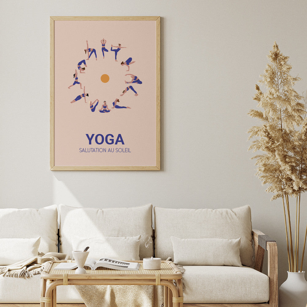 Affiche Yoga à Personnaliser Sans - Affiche Personnalisée