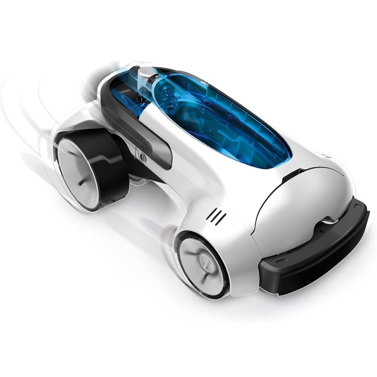 Air racing car bleu
