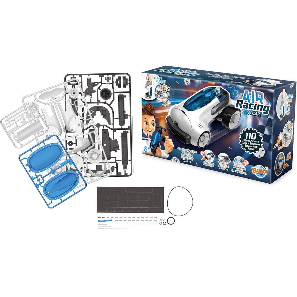 Air racing car bleu