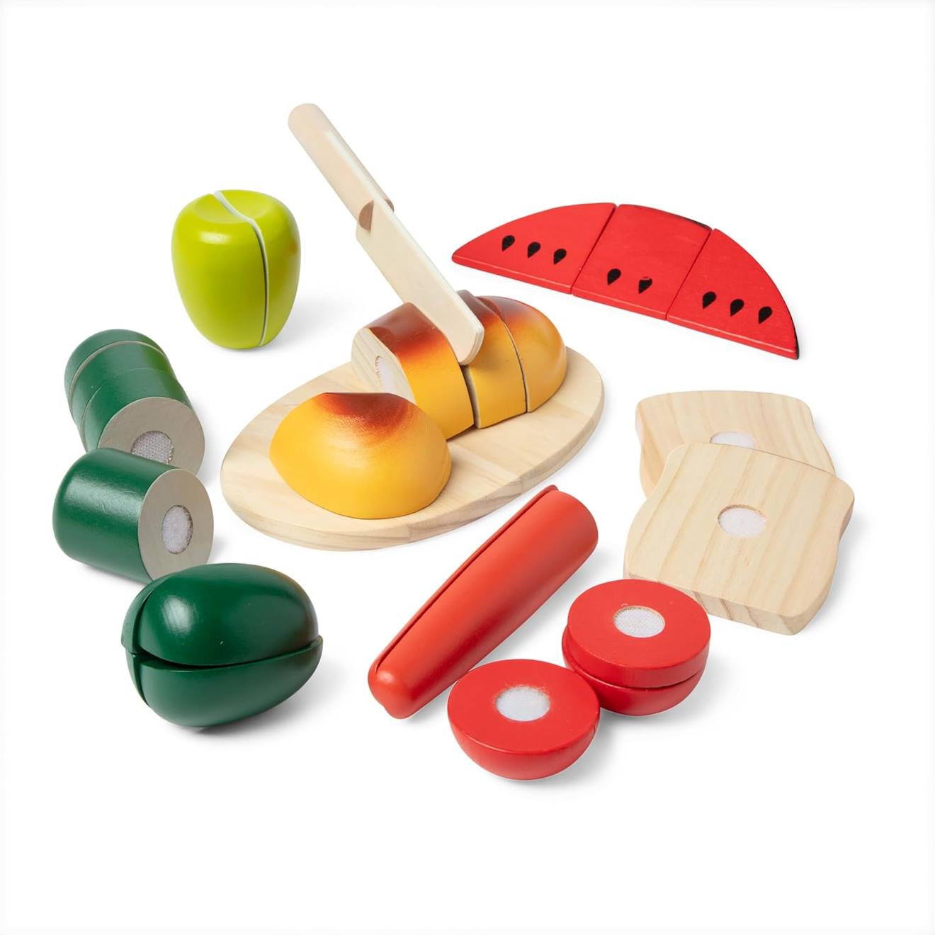 Aliments à découper rouge