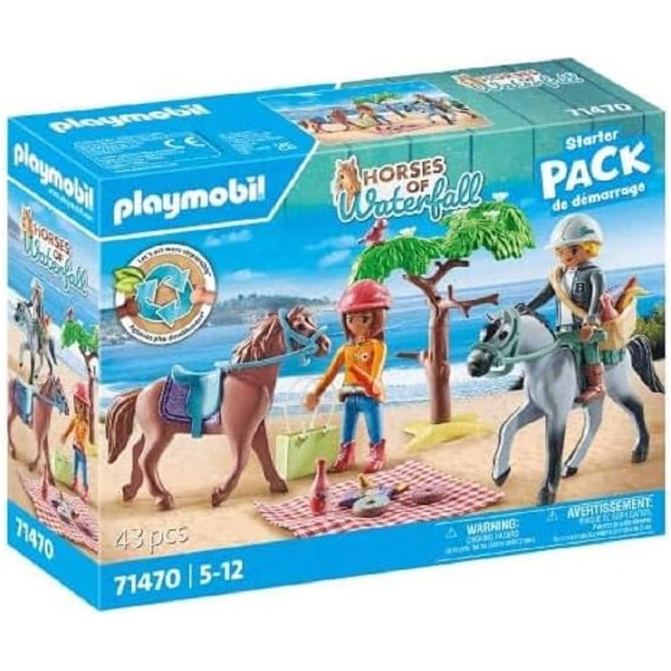 Amélia et ben avec chevaux 71470 multicolore
