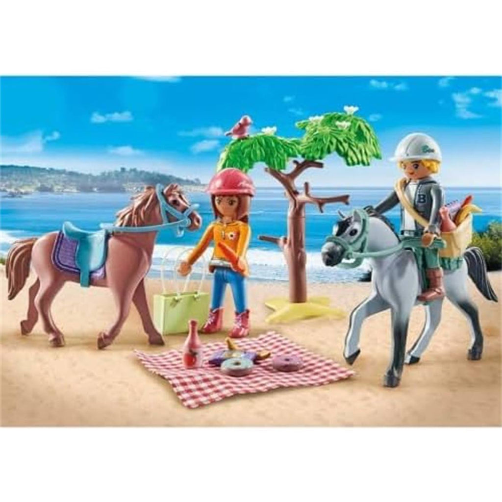 Amélia et ben avec chevaux 71470 multicolore