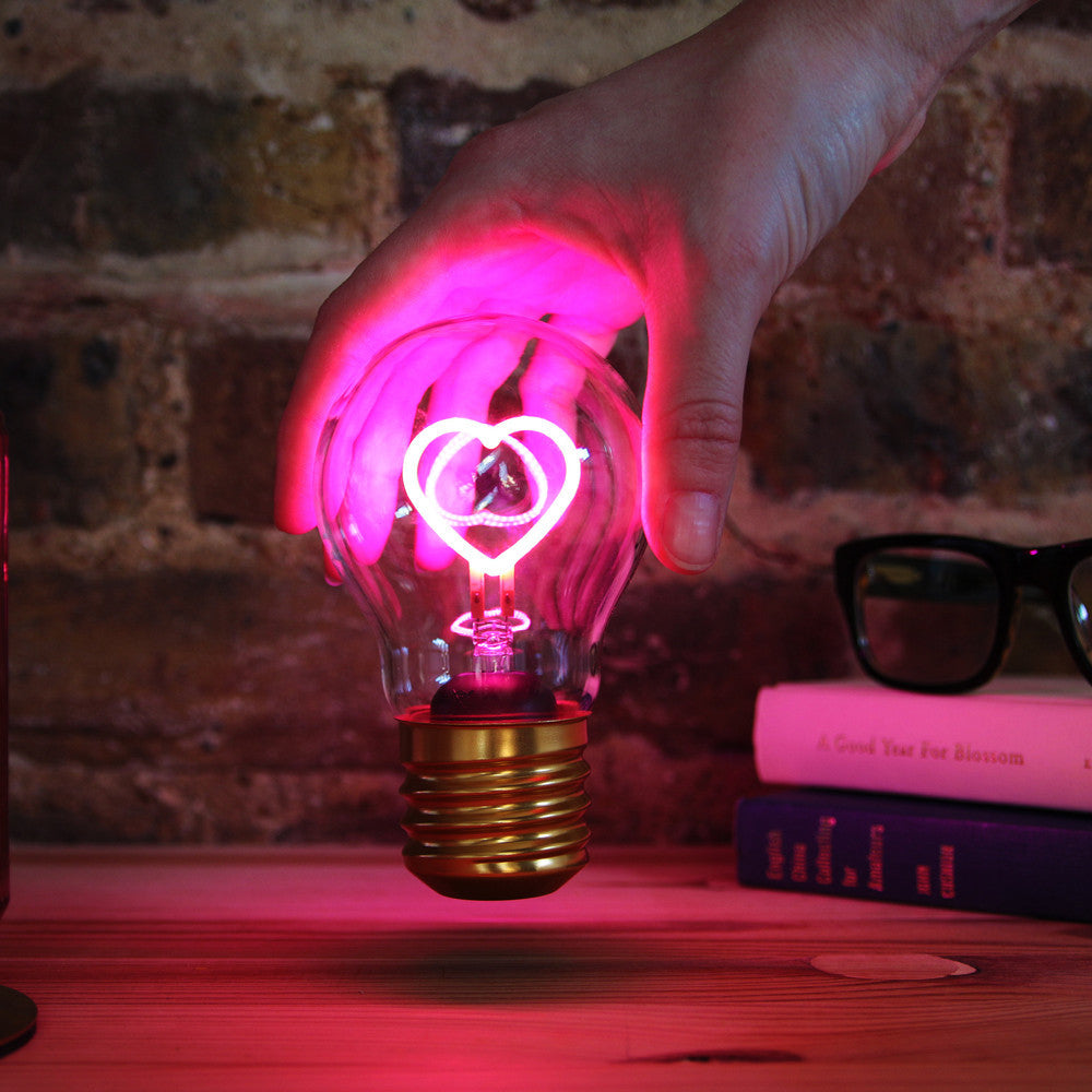 Ampoule Cœur Rechargeable - Lampe Originale